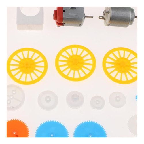 * Kits De Engranajes De Plástico Polea Eje Robot Motor