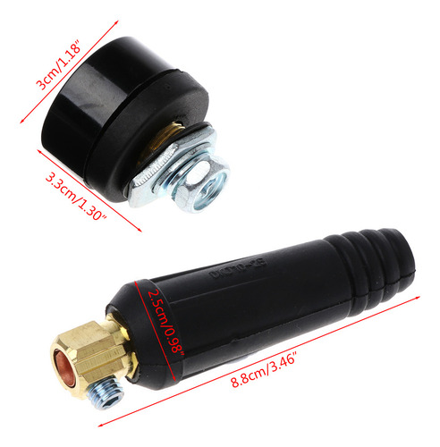 200a 10-25mm Conector Macho Fêmea De Encaixe Rápido Europeu