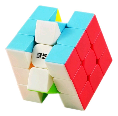 Cubo Rubik 3x3 Stickerless Qiyi Juguete Antiestres Puzzle 