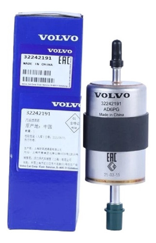 Filtro Combust Original Volvo S60-90 V60-90 Xc60-90 2014...