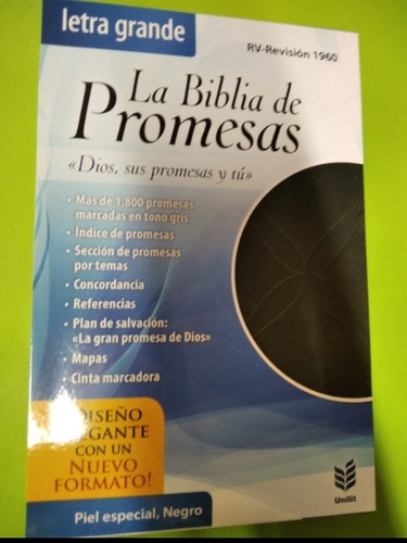 Biblia De Las Promesas Rvr1960 Letra Grande 