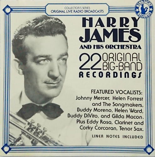 Harry James Cd 22 Original Big-band Recording Imp 