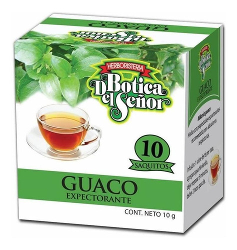 Té De Guaco Botica Del Señor 10 Saquitos