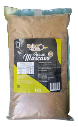 Açúcar Mascavo Sabor Da Terra 1kg