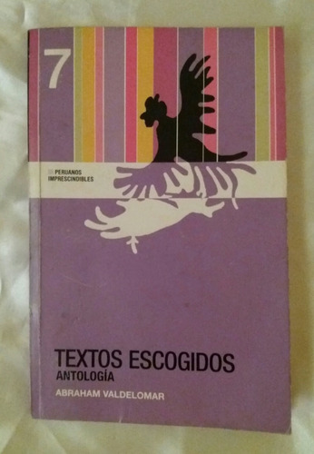 Abraham Valdelomar Textos Escogidos Libro Original Oferta 