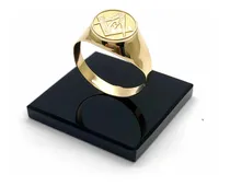 Comprar Anel Mestre Aprendiz Maçonaria Ouro Amarelo 18k