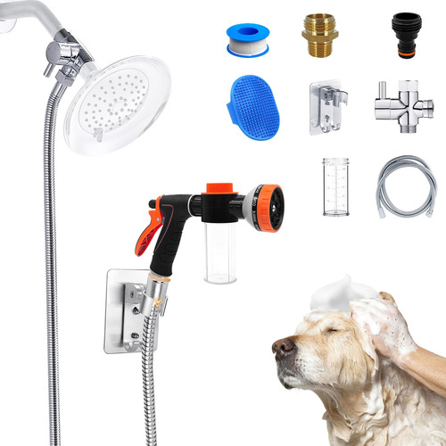 Accesorio De Ducha Para Perro, Manguera De Agua, Rociador De