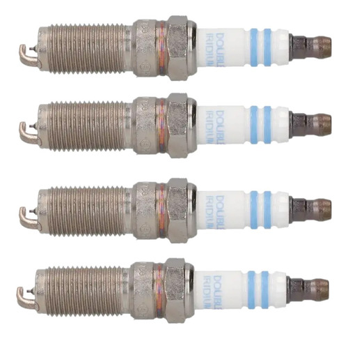 Kit 4 Bujias P/ Ford Ranger 2.5 Duratec Bosch Doble Iridium