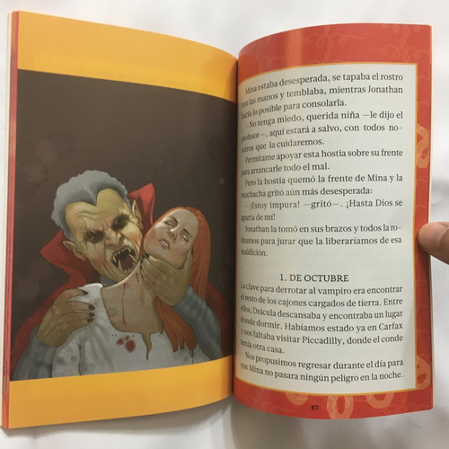 Imagen 3 de 10 de Pack 5 Libros De Terror A Color P Niños Dracula Frankenstein