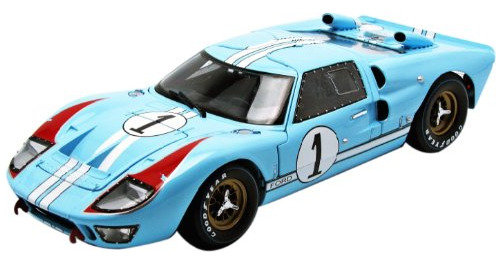 1966 Ford Gt40 Mk - Modelo De Carreras De Metal Fundido A Pr