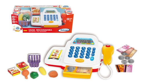 Brinquedo Caixa Registradora Mini Chef Com Som Xalingo 11476