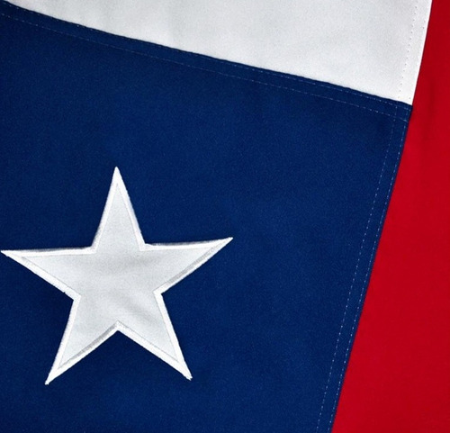 Bandera Chilena 60x90cm Tela Trevira Reforzada 