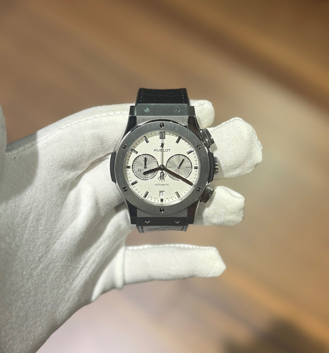 Hublot Classic Fusion Chronograph Opalin Titanium Azul Gris Blanco (Usado)