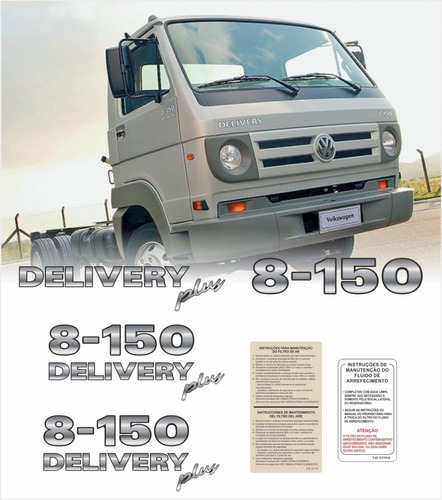 Kit Adesivos 8-150 Delivery Plus Resinados Etiquetas R803