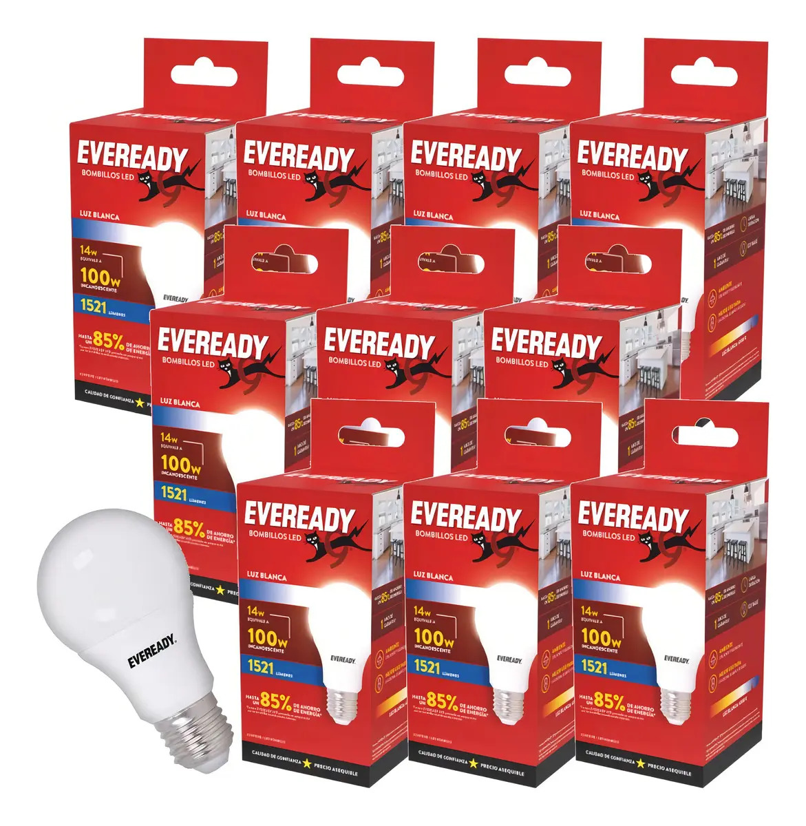 Lámpara LED Eveready 14 W Luz Fría
