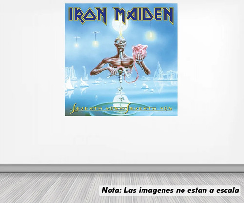 Vinil Sticker Pared 90cm Lado Iron Maiden Modld0004