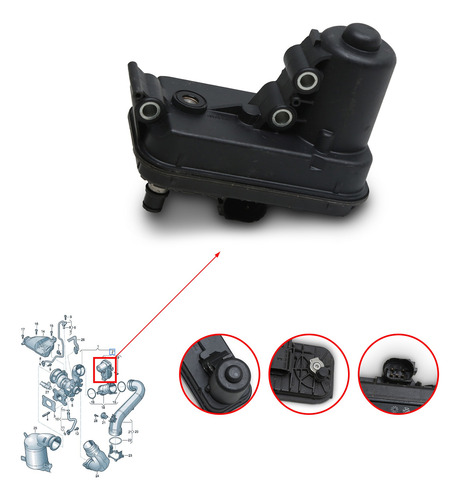 Actuador Turbo Eléctrico Audi A3 Vw Golf Polo Seat leon 1.4
