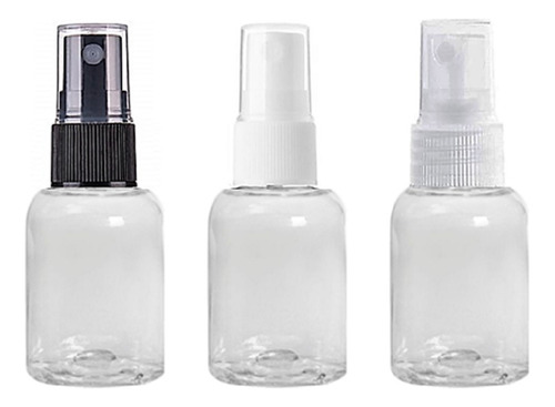Frasco Pet 10ml Com Válvula Spray (100 Unidades) Cor Transparente