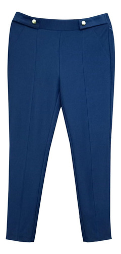 Pantalon De Vestir Michael Kors Stretch - Azul