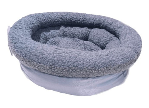 Cama Para Mascota Redonda Acolchada Talla L