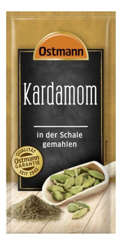 Cardamomo Molido Kardamon 7,5gr. Ostmann