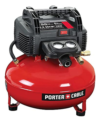 Compressor de ar Porter-cable, 6 galões, panqueca, sem AC