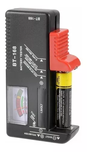 Analizador de probador de carga de batería para pilas de botón AAA AA 9V  Sharpla Comprobador digital volt verificador