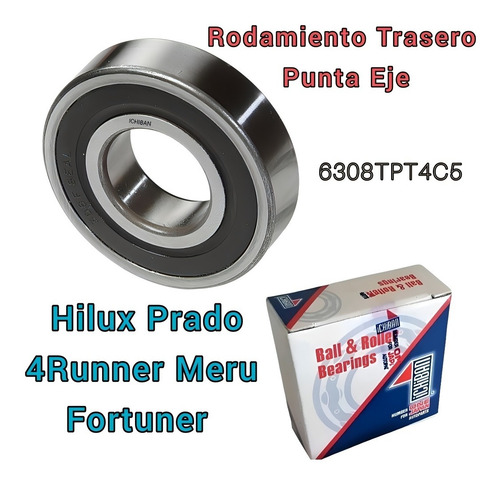 Rodamiento Punta Eje Trasero Hilux 4runner Fortuner Ichiban