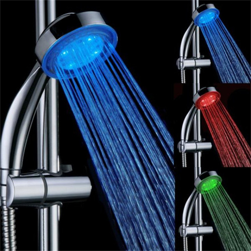 Chuveiro Led De 3 Cores, Automaticamente Sem Baterias. Handh