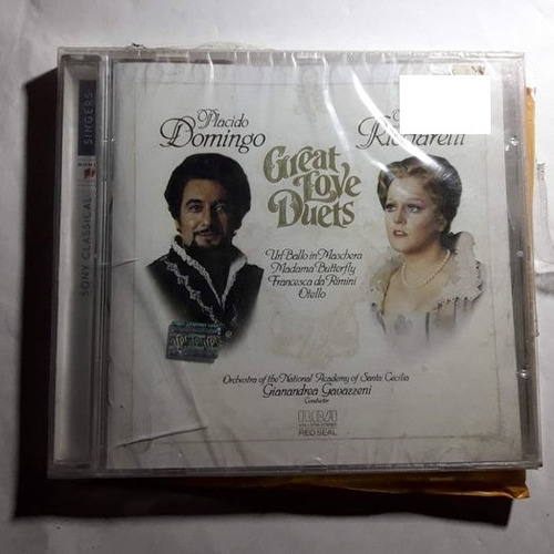 Placido Domindo - Great Love Duets - Cd Nuevo Original Sella