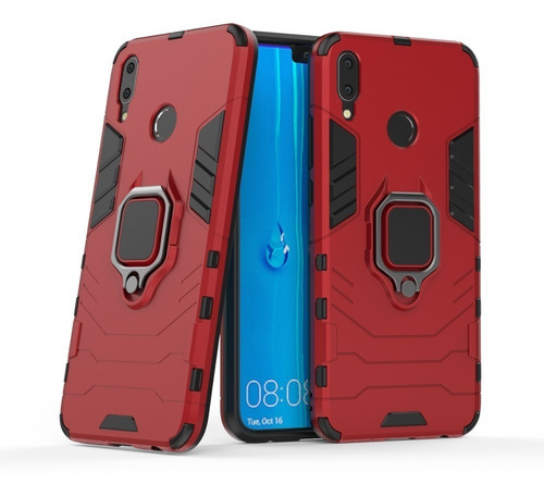 Imagen 2 de 6 de Funda Mate 20 Pro Protector Anillo Magnetico Uso Rudo