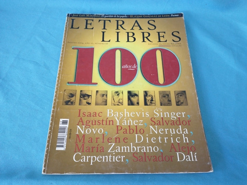 Revista Letras Libres  68 Cien Años De 