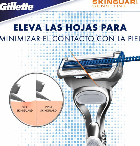 Gillete Skinguard Sensitive Rastrillo Máquina Para Afeitar