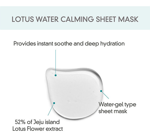 Mascarilla Hidratante Y Calmante Cosmético Coreano