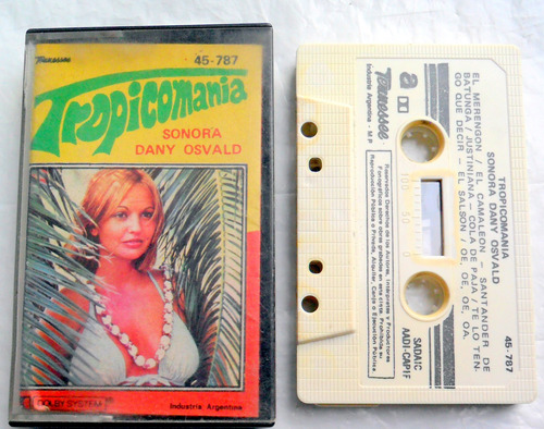 Sonora Dany Osvald - Tropicomania * Cumbia 1984 Casete Ex