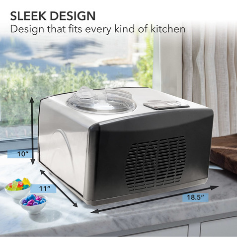Máquina Para Hacer Helado Icm-15ls, 1.5 L