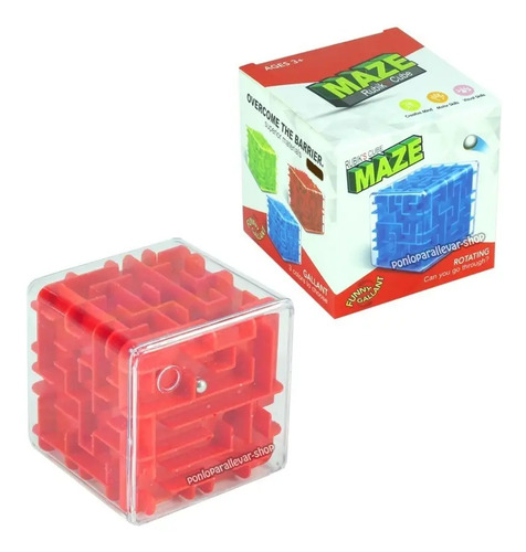 Laberinto 3D De Bola Mágica | Cubo De Rompecabezas De 8.5 Cm | Juguete De Habilidad | Para Niños Y Adolescentes