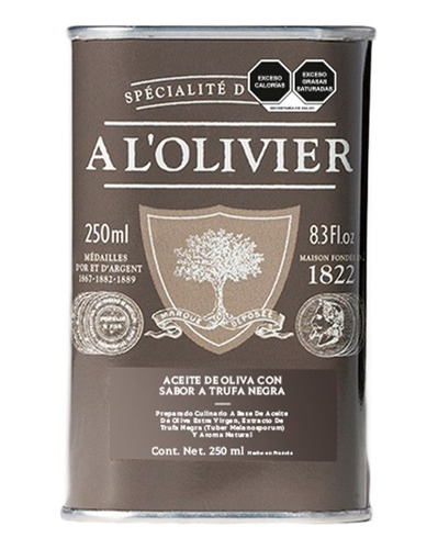 A L'olivier Aceite De Oliva Trufa Negra 250ml