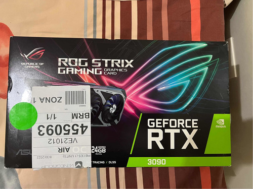 Tarjeta De Video Rtx 3090 Asus Rog Strix 24gb