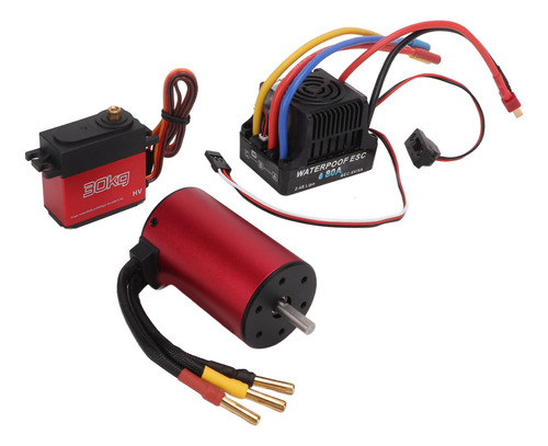 Kit De Controlador De Velocidad Electrónico 1/10 Rc 2600 Kv