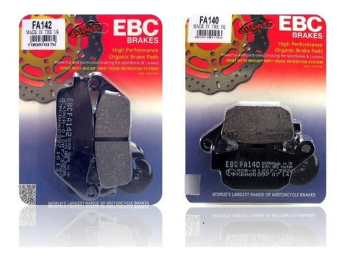 Pastillas Freno Ebc Juego Honda Cbr 250 R (mc19) 1988-1989