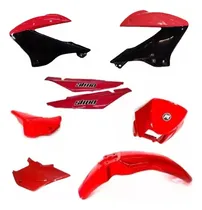 Comprar Kit 8 Plasticos Motomel Skua 150 Modelo Viejo Original Rojo