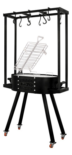 Fogonero Modelo F-70 Con Estaca Y Perchero - Grillcorp
