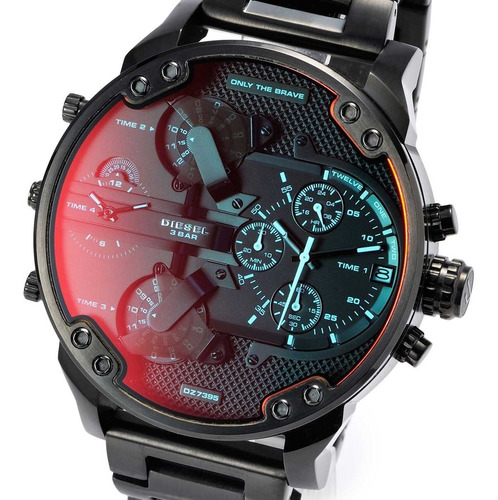 Reloj Diesel Hombre Dz7395 Nuevo Orig Mr Daddy 2.0 Iridiscen