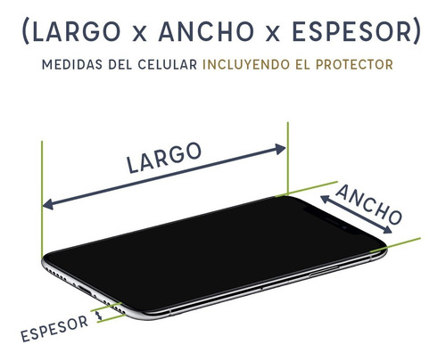 Imagen 2 de 9 de Funda Estuche De Cinturón Para Celulares Flip (93x80x18)