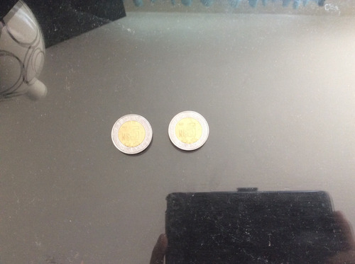  2 Monedas De 5 Nuevos Pesos