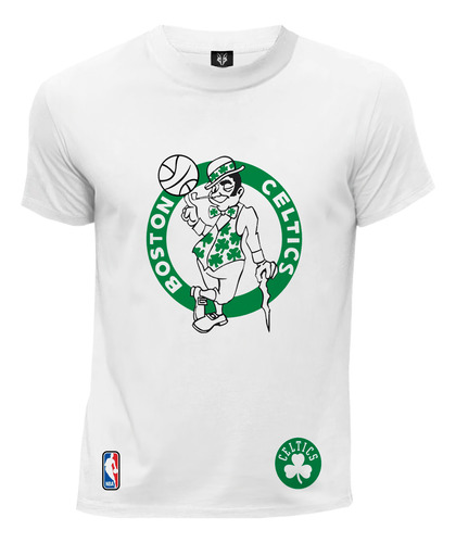 Camiseta Basketball Escudo Nba Boston Celtics 