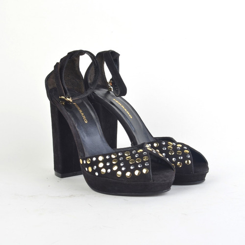Imagen 4 de 6 de Sandalias Zapatos De Mujer De Gamuza - Laos - Ferraro