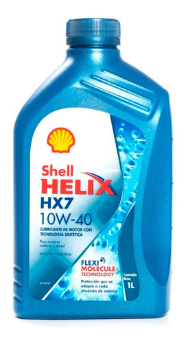 Aceite Shell Helix Hx7 10w40 - Semisintético X 1 Litro