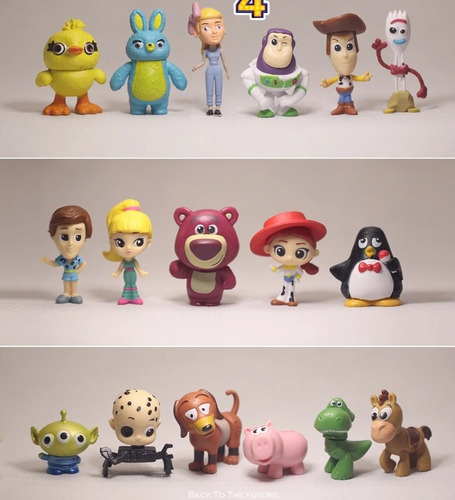 Kit Com 17 Miniaturas Do Toy Story - Woody, Buzz, Jessie 4cm